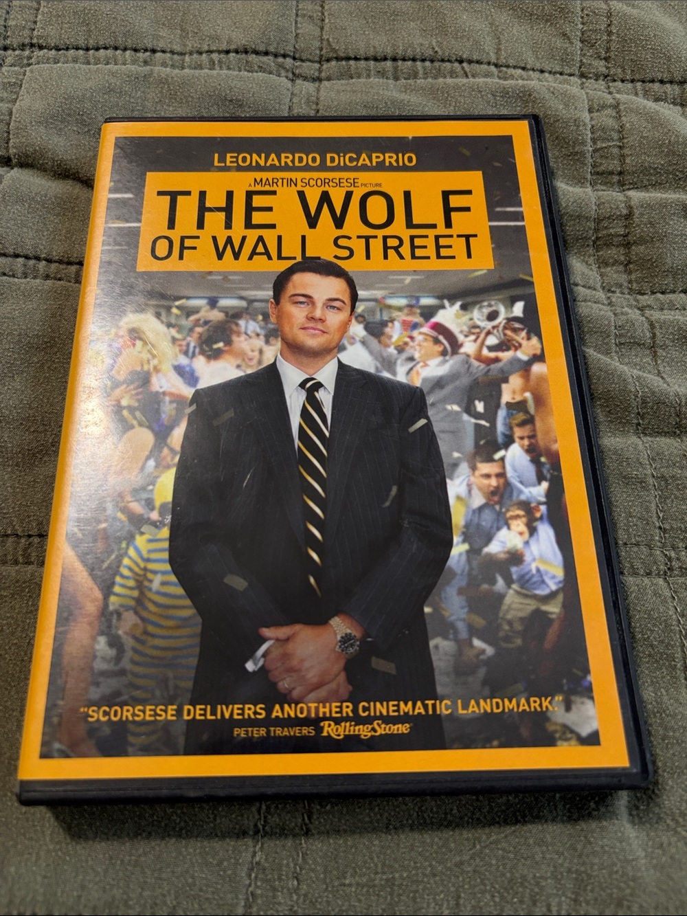 The Wolf of Wall Street Decorative Wall Art - Yellow & Black